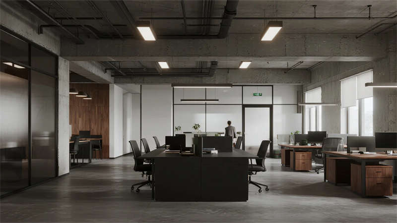 裸露結構，復古質感——合肥工業風辦公室設計