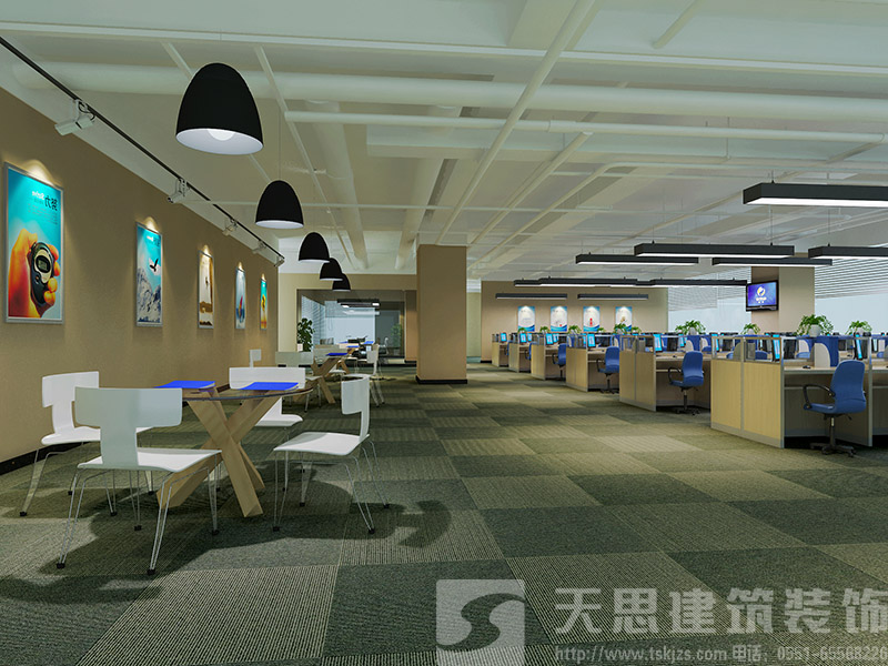 長(zhǎng)江西路之心城萬家辦公室裝修